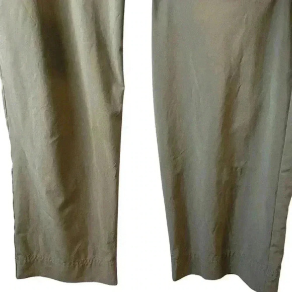 Athleta Tribeca Utility Crop Laurel Olive Green Pants Size 10 - Picture 11 of 14